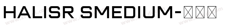 HalisR SMedium字体转换